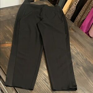 Athleta Endless Satin stripe Black Women's Pants